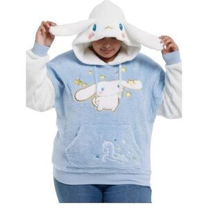 Sanrio Cinnamoroll Soft Fluffy Sherpa Hoodie Blue Size Xl See Pics For Size